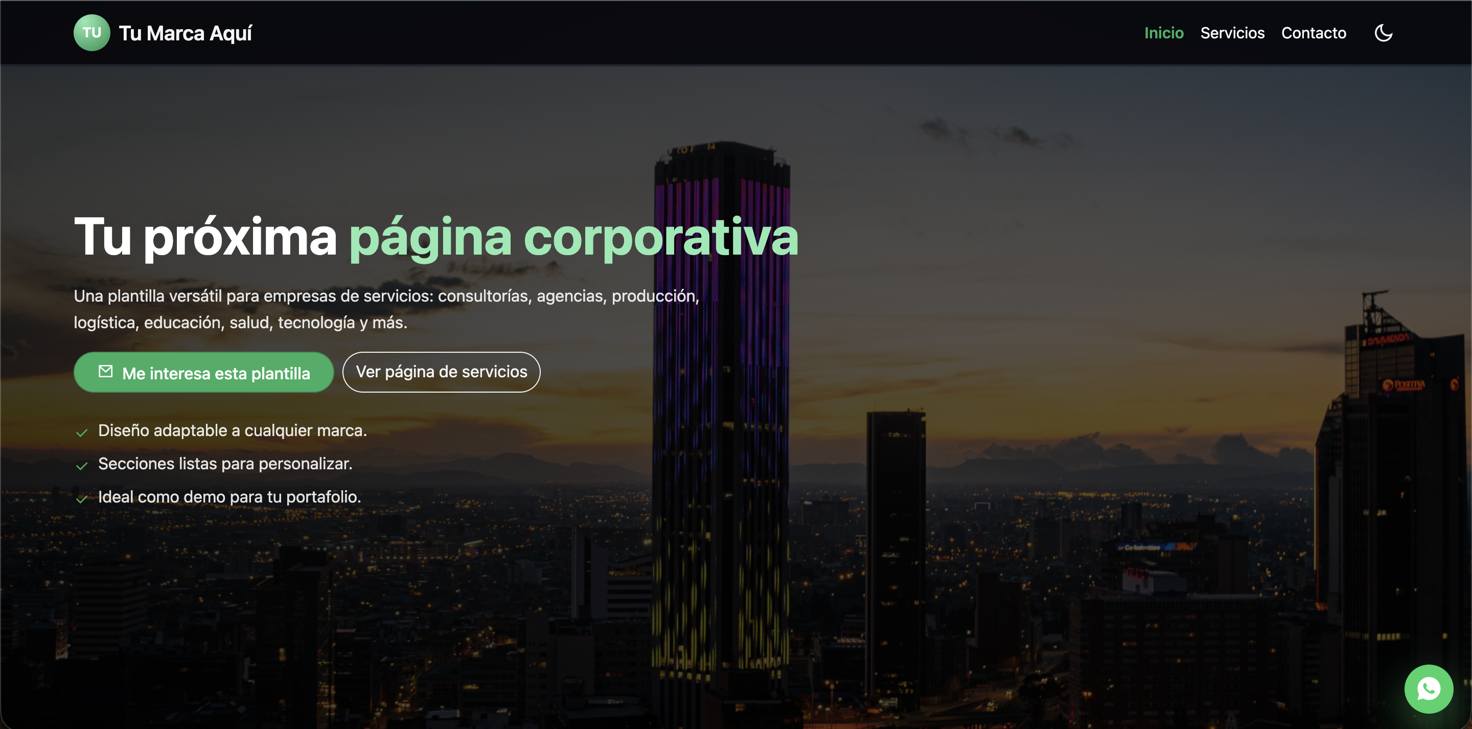 Corporate B2B site