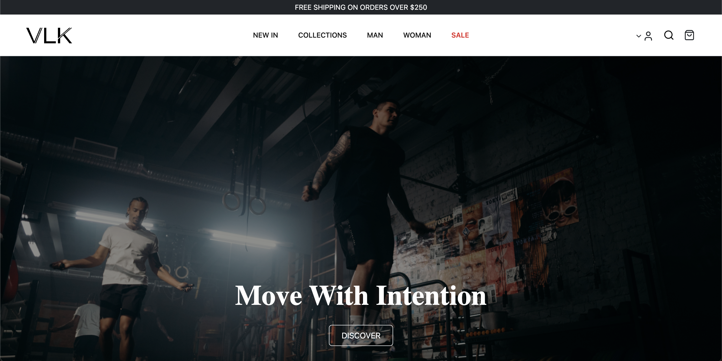 Valkha — E-commerce — Sportswear
